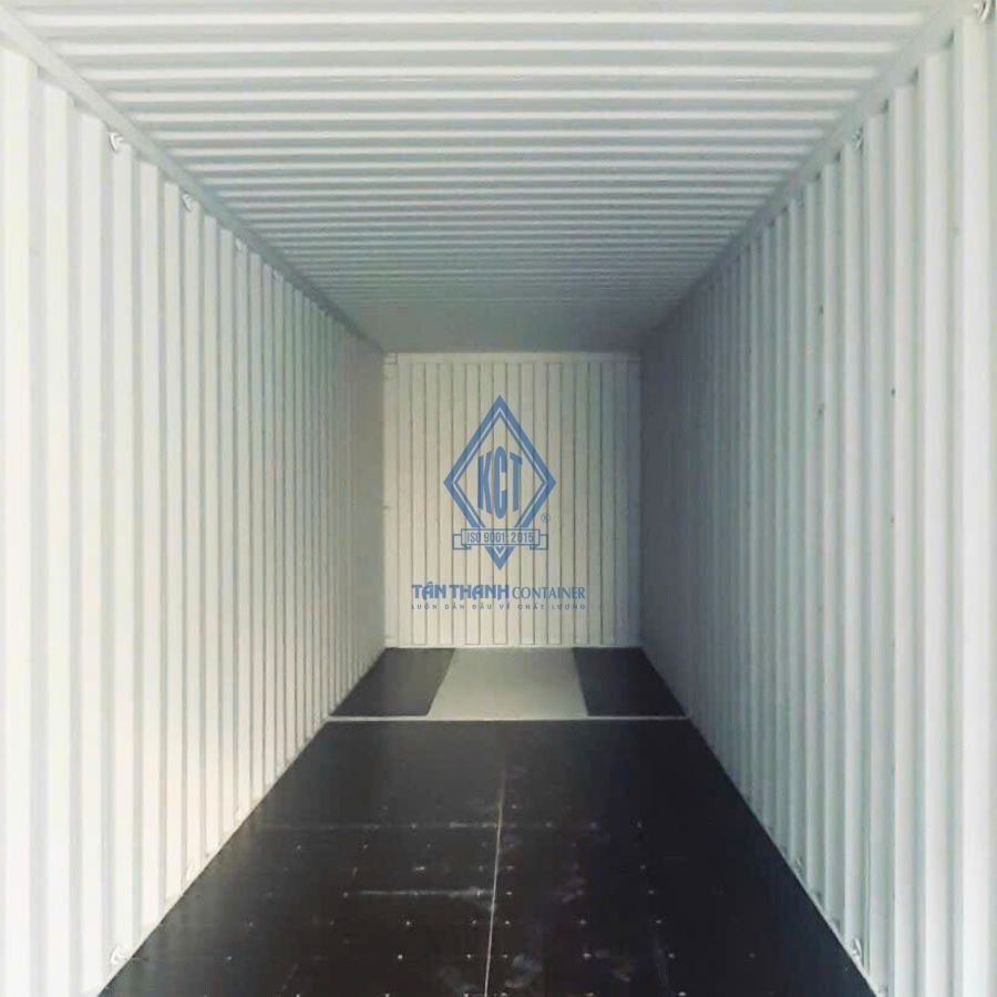 Không gian bên trong container kho 40 feet HC