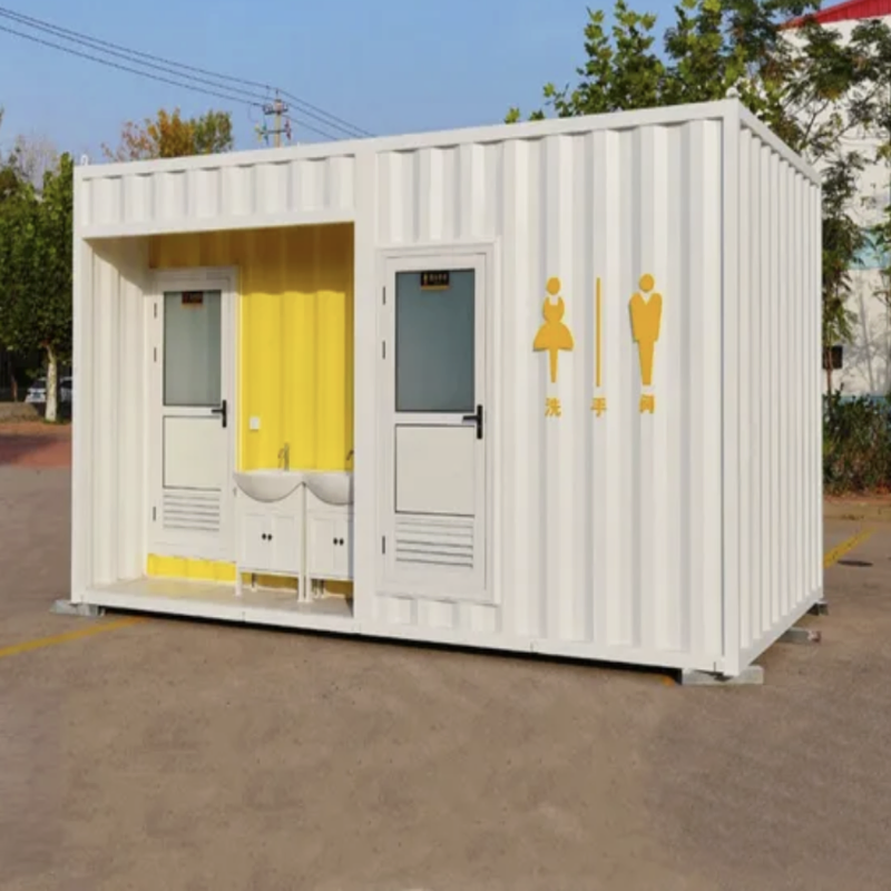Container toilet 10 feet 2 buồng