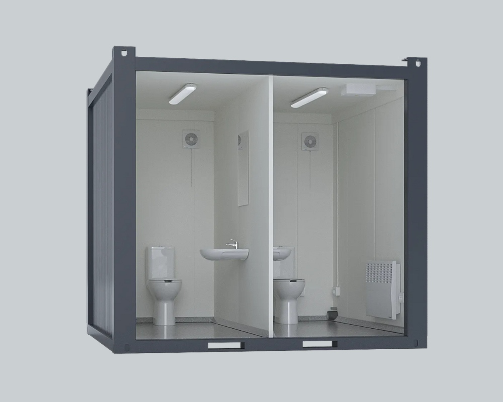 Nội thất container toilet 10 feet