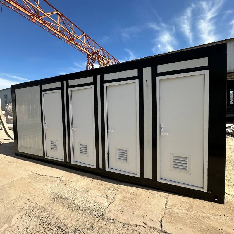 Container toilet 20 feet 4 phòng