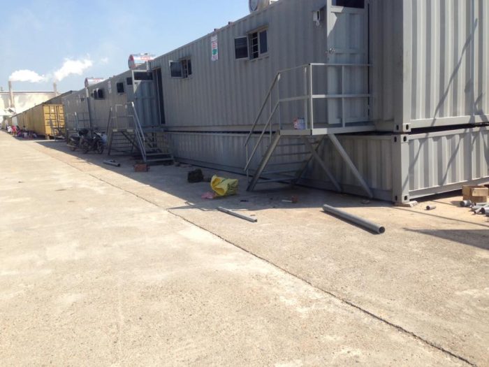 Dãy container toilet 40 feet