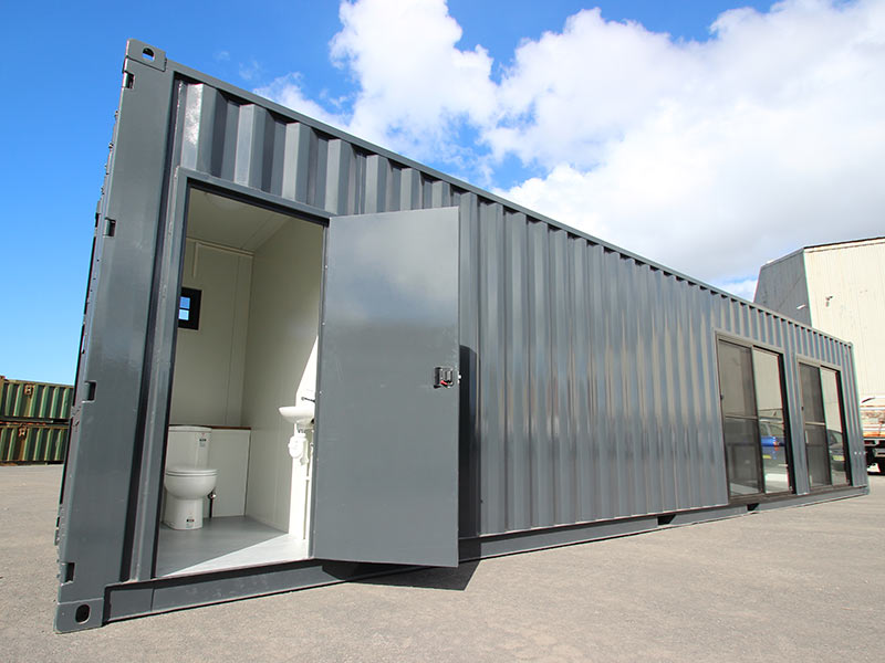 Container văn phòng 40 feet có toilet